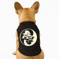 Cool Yin And Yang Circle With Trees Forest Harmony Yin Yang Gift Doggie Tank