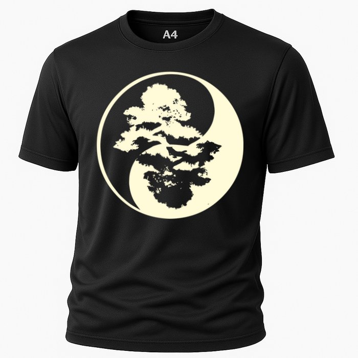 Cool Yin And Yang Circle With Trees Forest Harmony Yin Yang Gift Performance Shirt