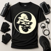 Cool Yin And Yang Circle With Trees Forest Harmony Yin Yang Gift Performance Shirt