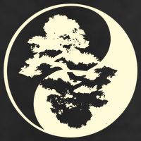 Cool Yin And Yang Circle With Trees Forest Harmony Yin Yang Gift 25L Jumbo Tote