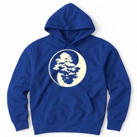 Cool Yin And Yang Circle With Trees Forest Harmony Yin Yang Gift Hoodie