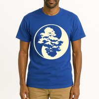 Cool Yin And Yang Circle With Trees Forest Harmony Yin Yang Gift Tall T-Shirt
