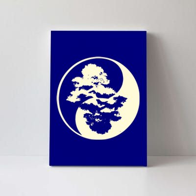 Cool Yin And Yang Circle With Trees Forest Harmony Yin Yang Gift Canvas