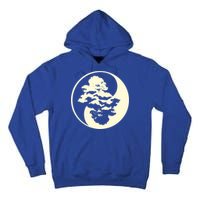 Cool Yin And Yang Circle With Trees Forest Harmony Yin Yang Gift Tall Hoodie