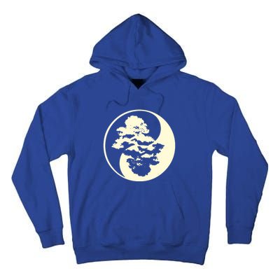 Cool Yin And Yang Circle With Trees Forest Harmony Yin Yang Gift Tall Hoodie