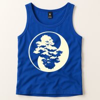 Cool Yin And Yang Circle With Trees Forest Harmony Yin Yang Gift Tank Top