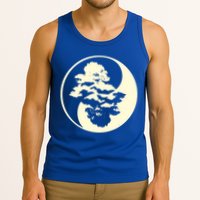 Cool Yin And Yang Circle With Trees Forest Harmony Yin Yang Gift Tank Top