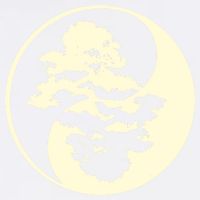 Cool Yin And Yang Circle With Trees Forest Harmony Yin Yang Gift Garment-Dyed Sweatshirt