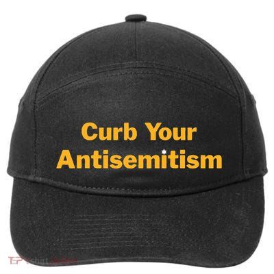 Curb Your Antisemitism 7-Panel Snapback Hat