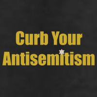 Curb Your Antisemitism Support Israel Adult Drive Performance Visor