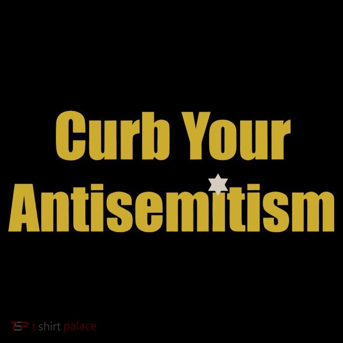 Curb Your Antisemitism Support Israel Drawstring Bag