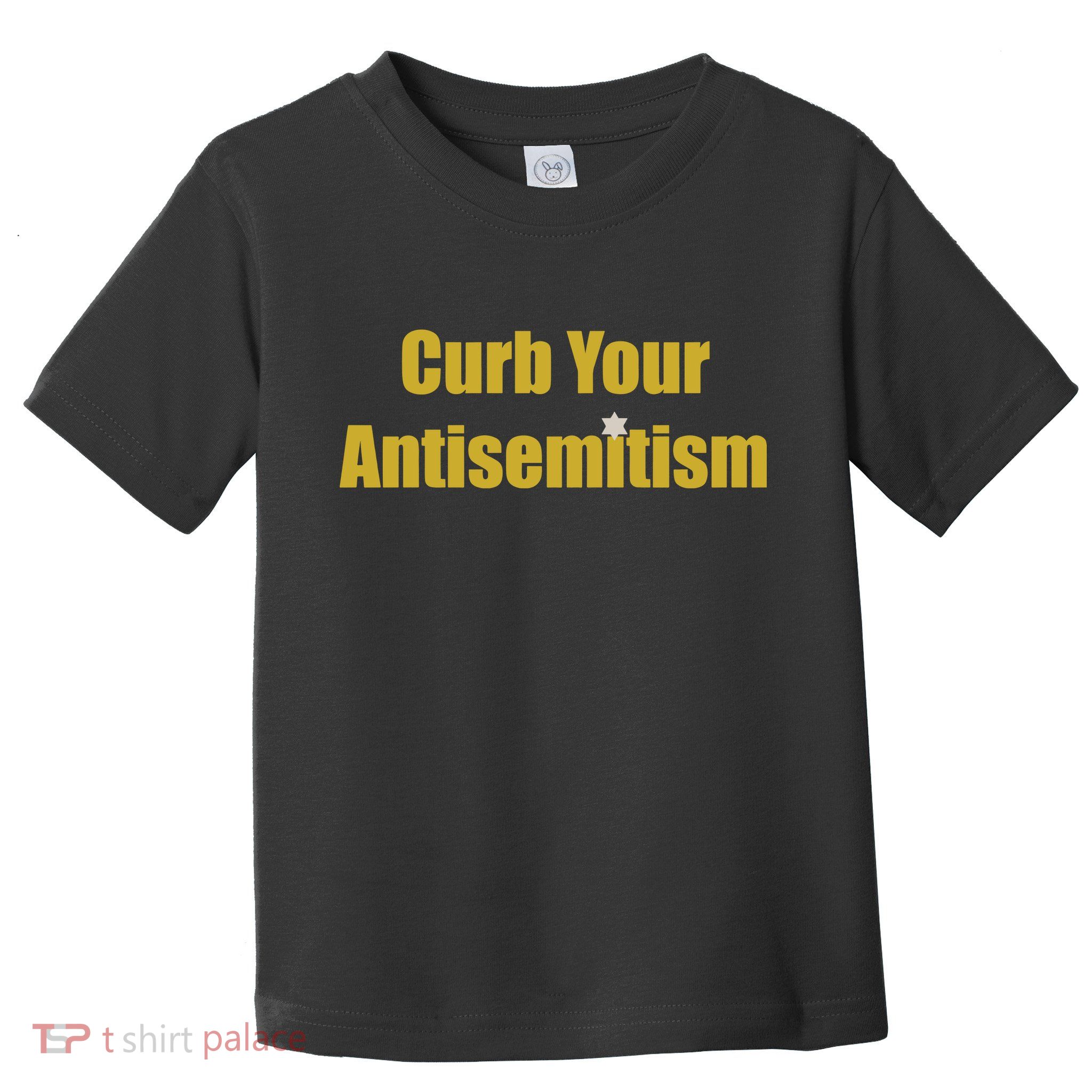 Curb Your Antisemitism Support Israel Toddler T-Shirt