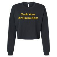 Curb Your Antisemitism Stand Against Hate And Discrimination  Cropped Pullover Crew