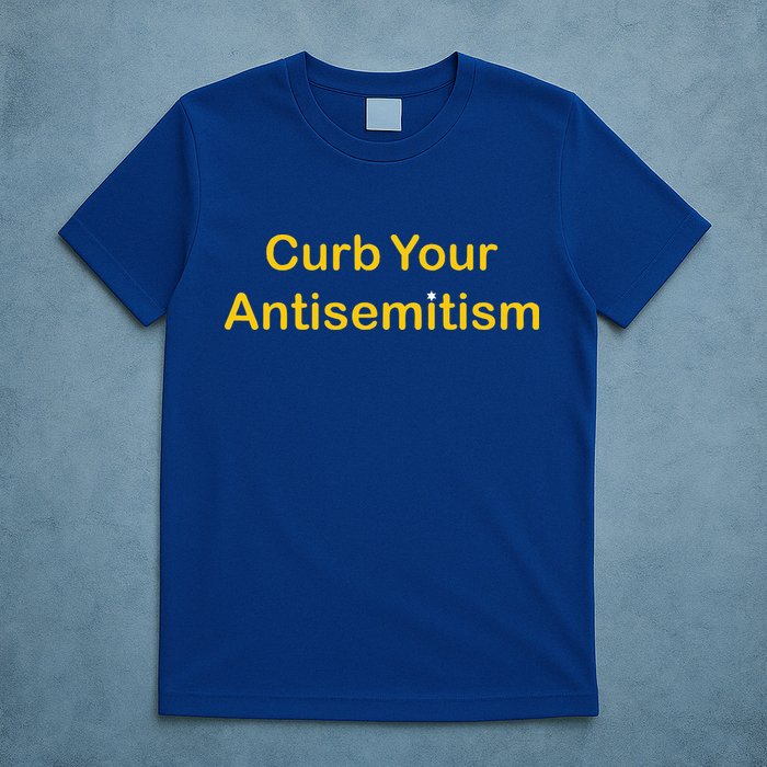 Curb Your Antisemitism Stand Against Hate And Discrimination  T-Shirt