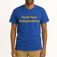 Curb Your Antisemitism Stand Against Hate And Discrimination  Tall T-Shirt