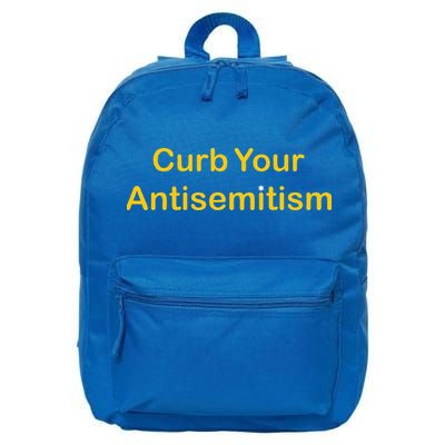 Curb Your Antisemitism Stand Against Hate And Discrimination  16 in Basic Backpack