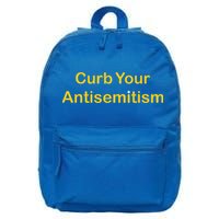 Curb Your Antisemitism Stand Against Hate And Discrimination  16 in Basic Backpack