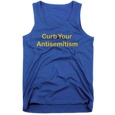 Curb Your Antisemitism Stand Against Hate And Discrimination  Tank Top