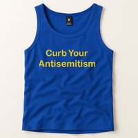 Curb Your Antisemitism Stand Against Hate And Discrimination  Tank Top
