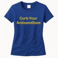 Curb Your Antisemitism Stand Against Hate And Discrimination  Womens T-Shirt