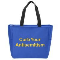 Curb Your Antisemitism Stand Against Hate And Discrimination  Zip Tote Bag