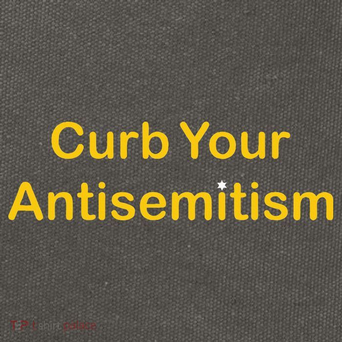Curb Your Antisemitism Stand Against Hate And Discrimination  Cotton Canvas Backpack