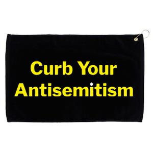 Curb Your Antisemitism Stand Against Hate And Discrimination Grommeted Golf Towel