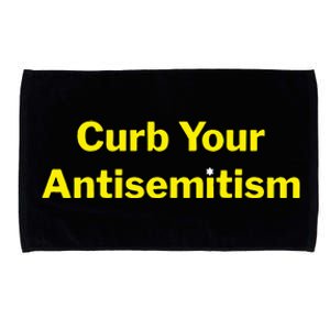 Curb Your Antisemitism Stand Against Hate And Discrimination Microfiber Hand Towel