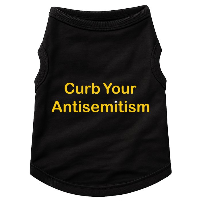 Curb Your Antisemitism Stand Against Hate And Discrimination Doggie Tank