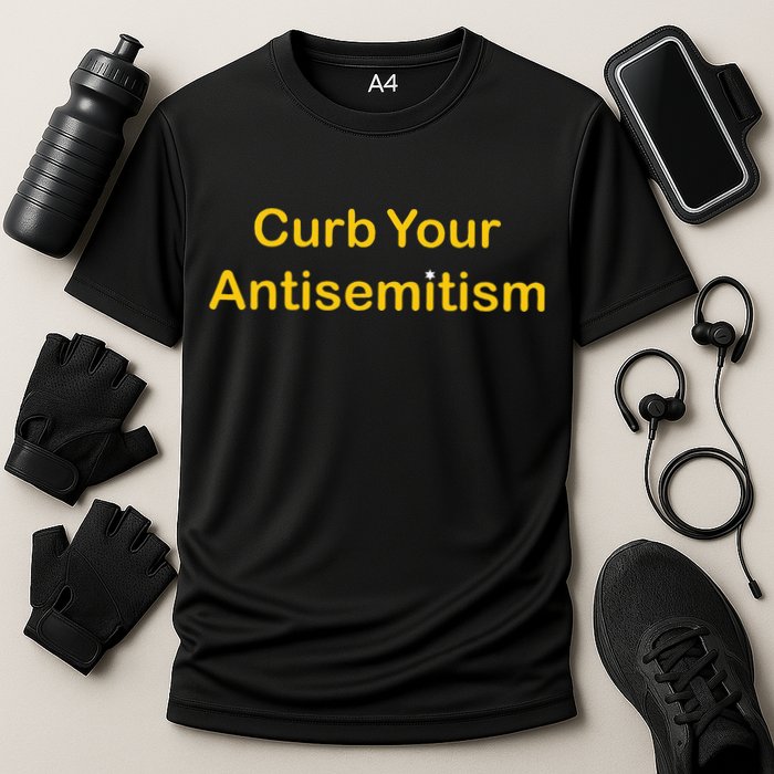 Curb Your Antisemitism Stand Against Hate And Discrimination Performance Shirt