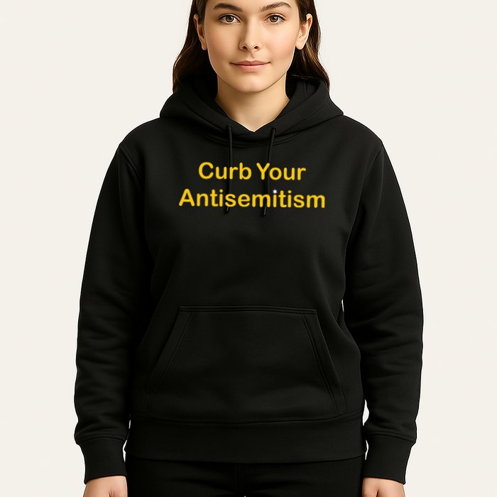 Curb Your Antisemitism Stand Against Hate And Discrimination Hoodie