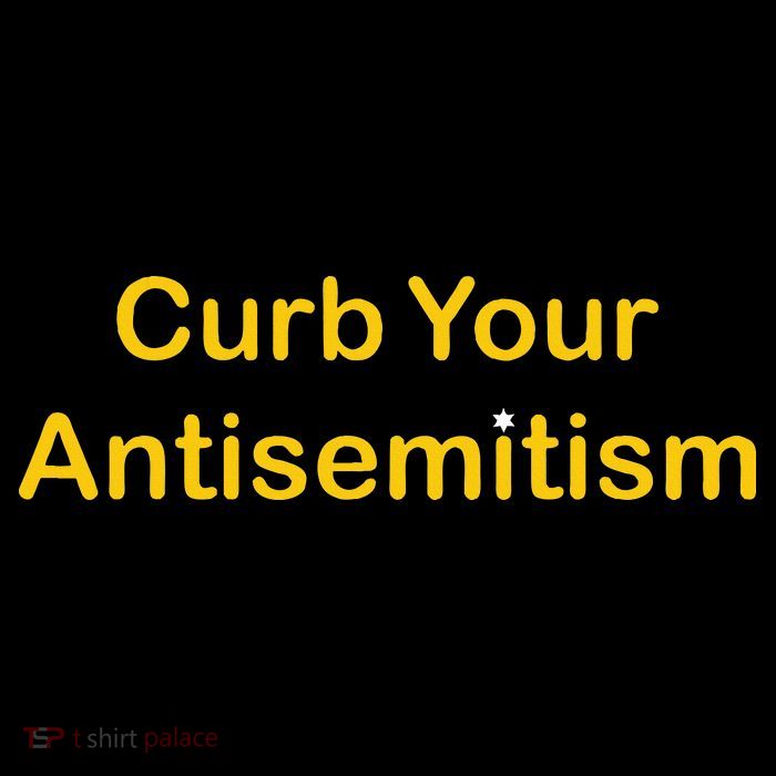 Curb Your Antisemitism Stand Against Hate And Discrimination T-Shirt