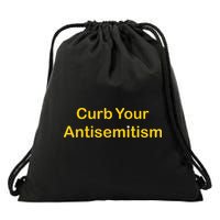 Curb Your Antisemitism Stand Against Hate And Discrimination Drawstring Bag