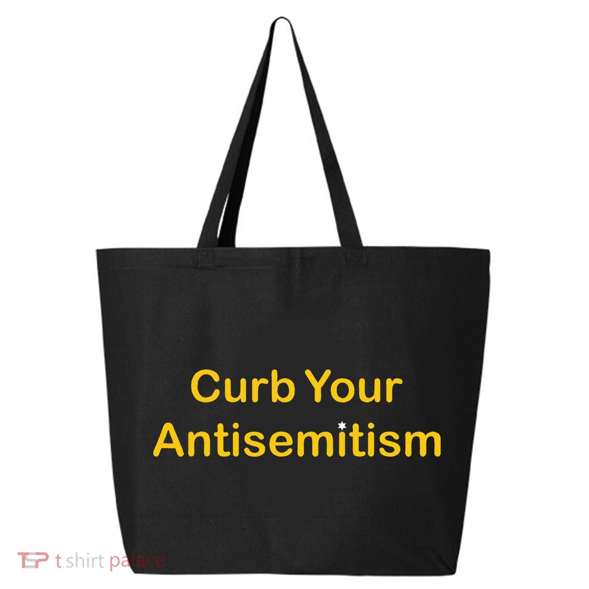 Curb Your Antisemitism Stand Against Hate And Discrimination 25L Jumbo Tote