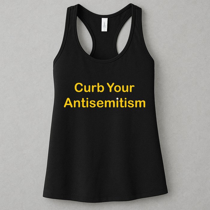 Curb Your Antisemitism Stand Against Hate And Discrimination Womens Tank Top