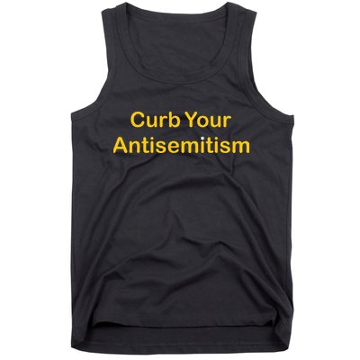 Curb Your Antisemitism Stand Against Hate And Discrimination Tank Top