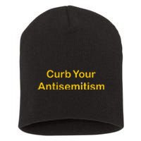 Curb Your Antisemitism Stand Against Hate And Discrimination Short Acrylic Beanie