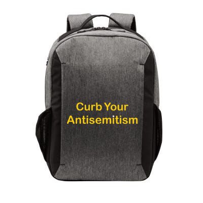 Curb Your Antisemitism Stand Against Hate And Discrimination Vector Backpack
