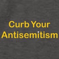 Curb Your Antisemitism Stand Against Hate And Discrimination Vector Backpack