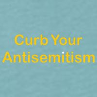 Curb Your Antisemitism Stand Against Hate And Discrimination Sueded Cloud Jersey T-Shirt
