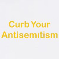 Curb Your Antisemitism Stand Against Hate And Discrimination Garment-Dyed Sweatshirt