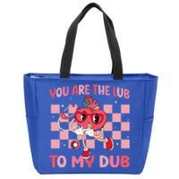 Cardiology You Are The Lub To My Dub Valentines Day Nurse Gift Zip Tote Bag