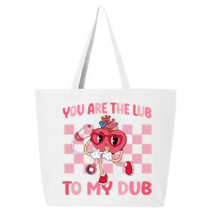 Cardiology You Are The Lub To My Dub Valentines Day Nurse Gift 25L Jumbo Tote