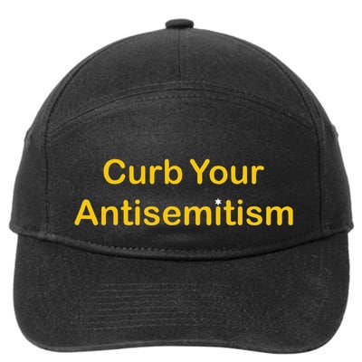 Curb Your Antisemitism Stand Against Hate And Discrimination 7-Panel Snapback Hat