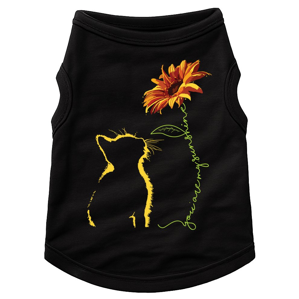 Cat You Are My Sunshine Cats Gift Doggie Tank