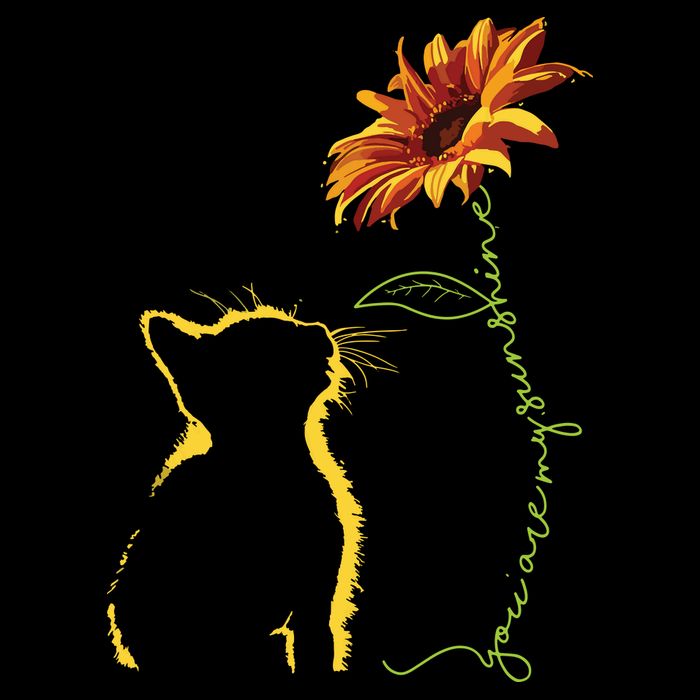 Cat You Are My Sunshine Cats Gift Premium T-Shirt