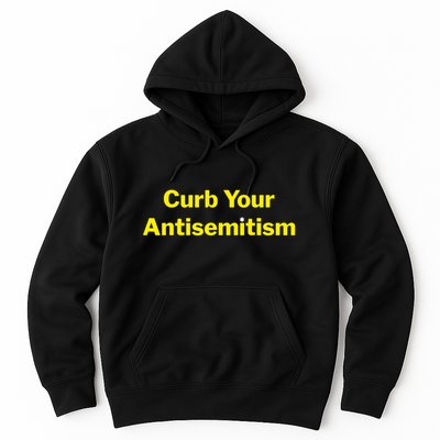 Curb Your Antisemitism Stand Against Hate And Discrimination Hoodie
