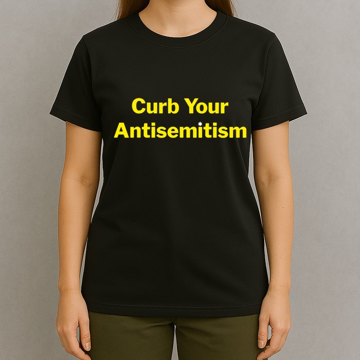 Curb Your Antisemitism Stand Against Hate And Discrimination T-Shirt