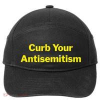 Curb Your Antisemitism Stand Against Hate And Discrimination 7-Panel Snapback Hat