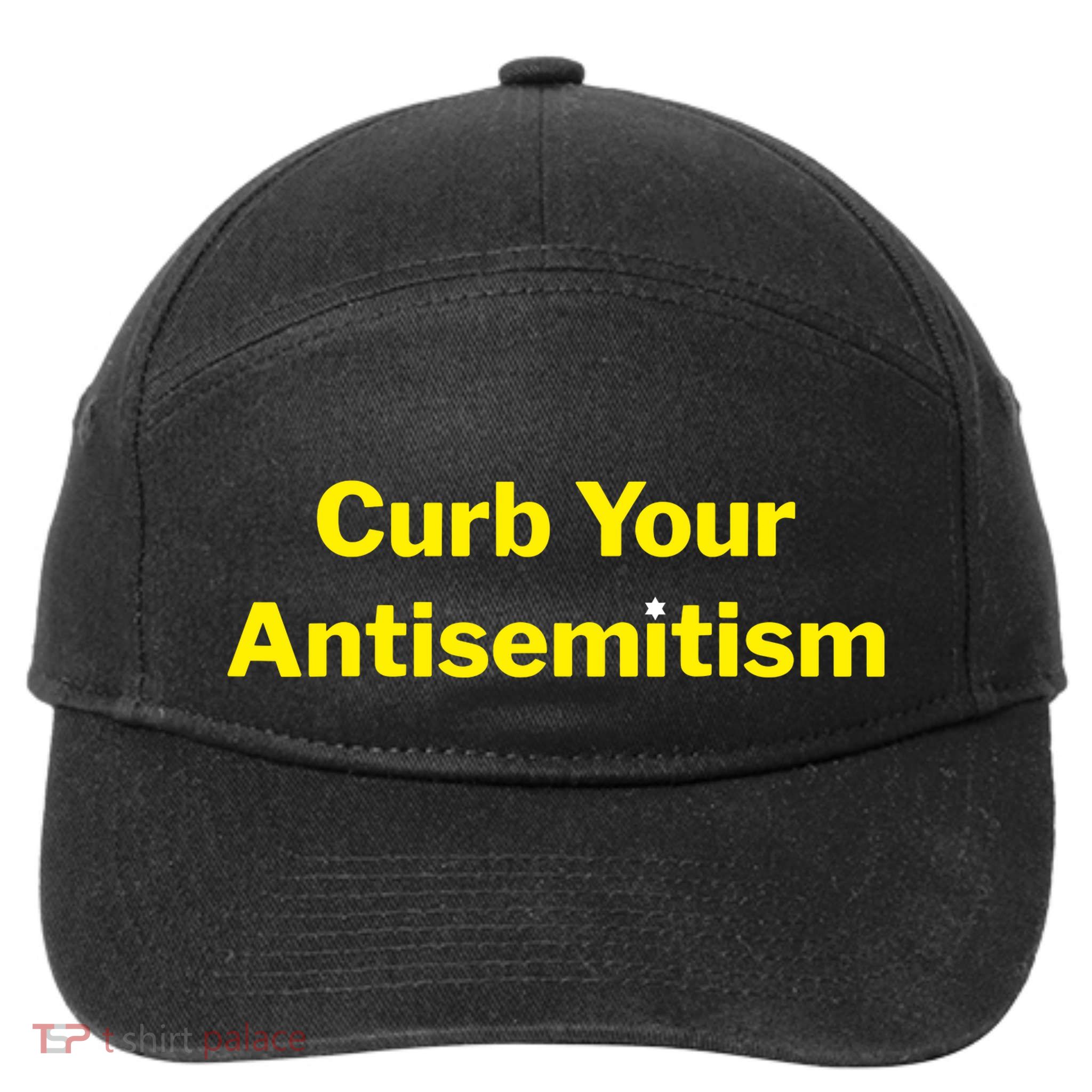 Curb Your Antisemitism Stand Against Hate And Discrimination 7-Panel Snapback Hat